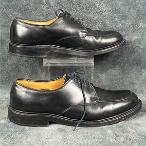 Classic Black Leather Men's Dress Shoes